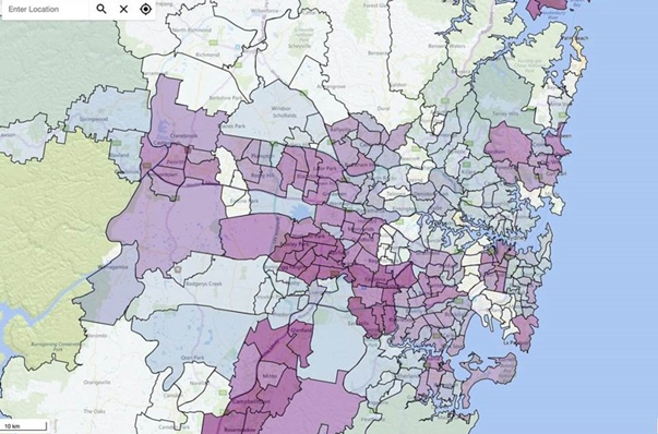 COVID 19 Mortality Risk across Greater Sydney