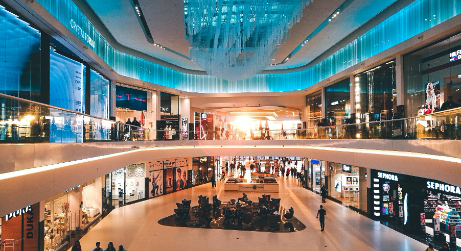 Retail centre offering the perfect use case of SpatialCRM